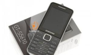 Recenzia telefónu Samsung S5610: vydarená tyčinka